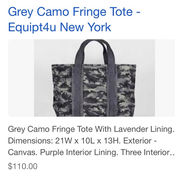 Brand new condition camo tote with extra clutch - Picture 4 of 4